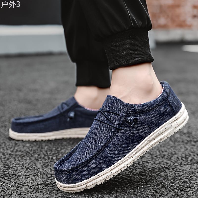 Men's Trendy Slip On Loafer Shoes, Comfy Non Slip Casual Soft Sole Sneakers For Men's Outdoor Activities Footwear Boy