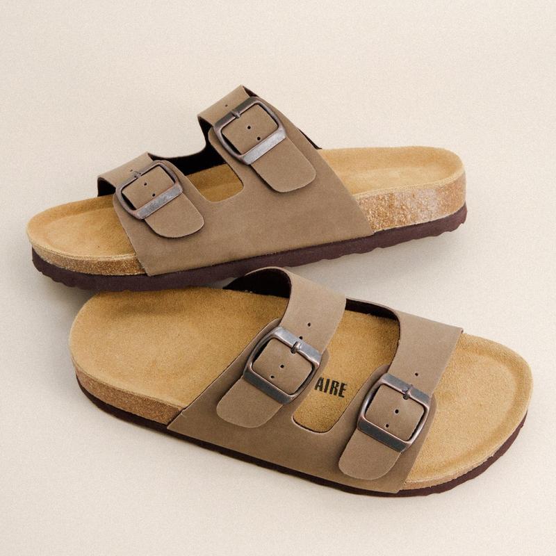 Cushionaire Women's Lane Cork Footbed Sandal