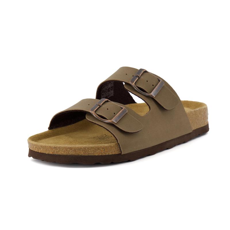 Cushionaire Women's Lane Cork Footbed Sandal