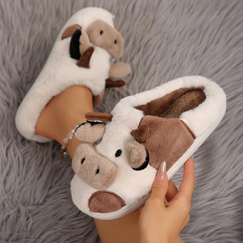 Multiple styles Women's Men's Slippers Cute Home Slippers Winter Fuzzy Memory Foam Fluffy Warm House Shoes