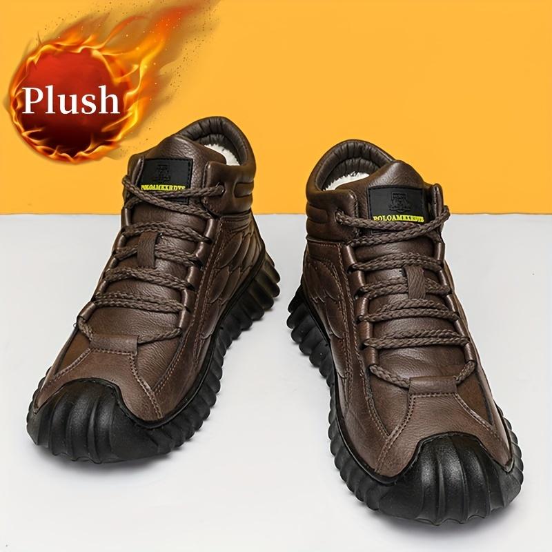 Men's Winter Outdoors Fleece-lined Warm Snow Boots