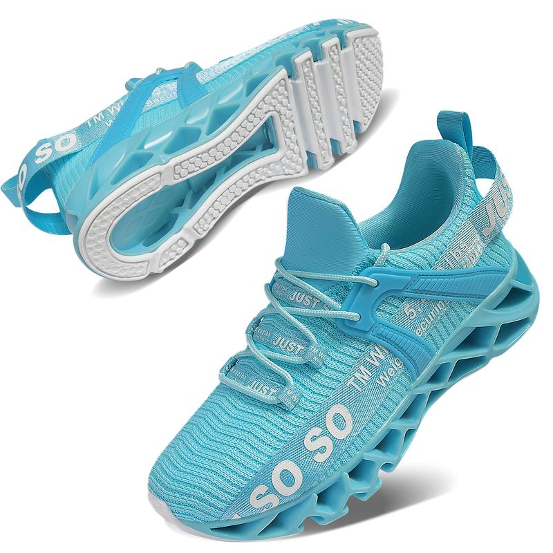 Women's Walking Running Shoes Blade Tennis Casual Sneakers Comfort Non Slip Work Athletic Shoes Low-top Breathable Mesh Gym Sports Shoes Footwear