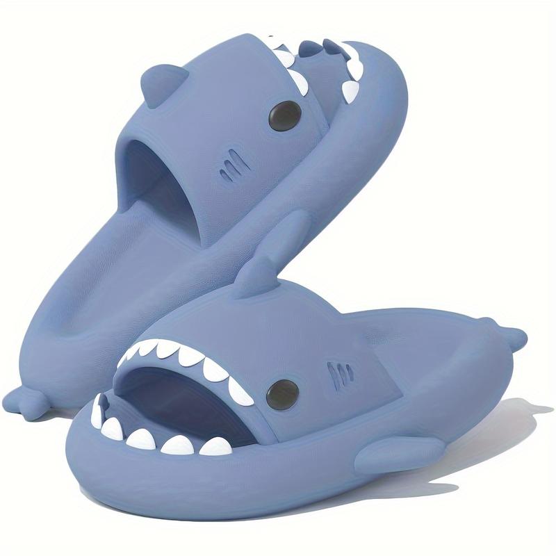 Cloud Shark Cartoon Slides, EVA Summer Soft Sole Non-slip Home Slides, Shower & Beach Sandals