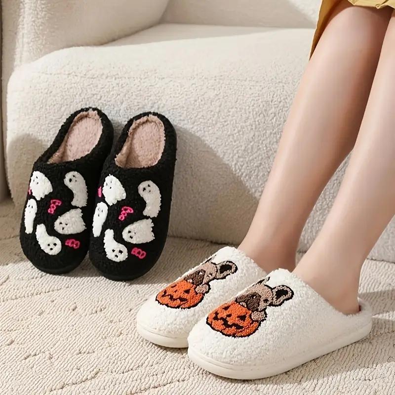 Multiple styles Women's Men's Slippers Cute Home Slippers Winter Fuzzy Memory Foam Fluffy Warm House Shoes