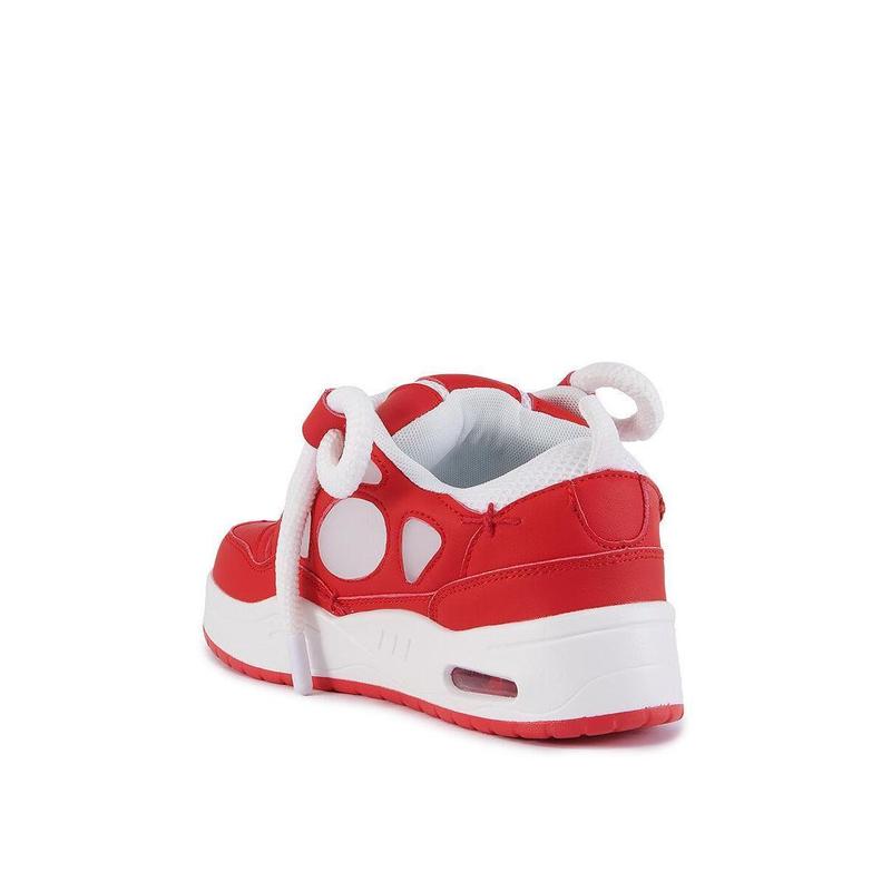 AZALEA WANG CHANTOL RED SNEAKER