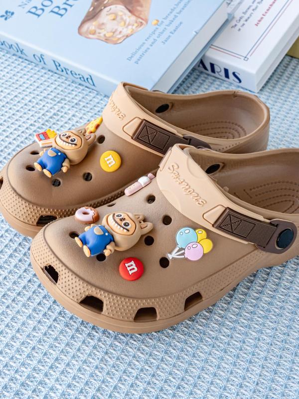 Women's Cute Cartoon Design Clogs, Casual Comfortable Breathable Clogs, Fashionable Shoes for Indoor & Outdoor Wear