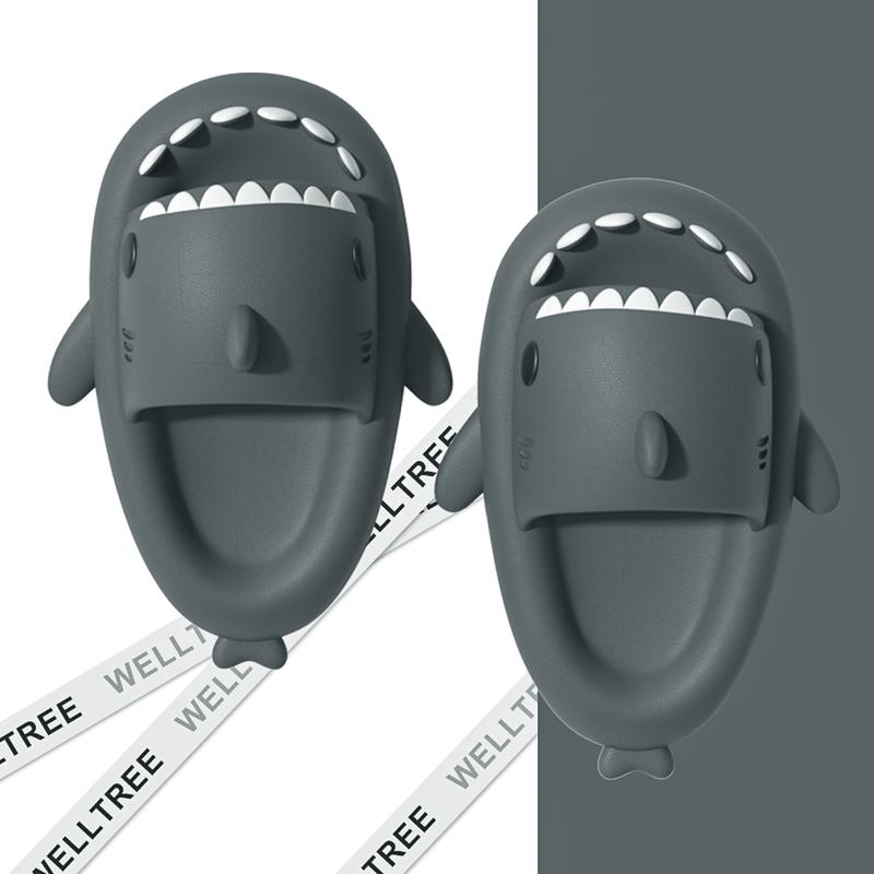 Shark Slides New Trendy Cute Soft for Indoor & Outdoor Activities Women Men Slippers Summer Casual