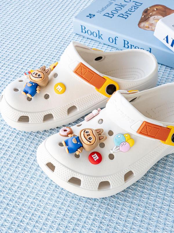 Women's Cute Cartoon Design Clogs, Casual Comfortable Breathable Clogs, Fashionable Shoes for Indoor & Outdoor Wear