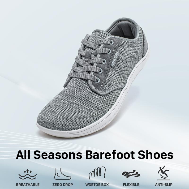 HOBIBEAR Wide Minimalist Barefoot Shoes Mens Womens Walking Sneakers Shoes | Zero Drop Sole | Optimal Relaxation