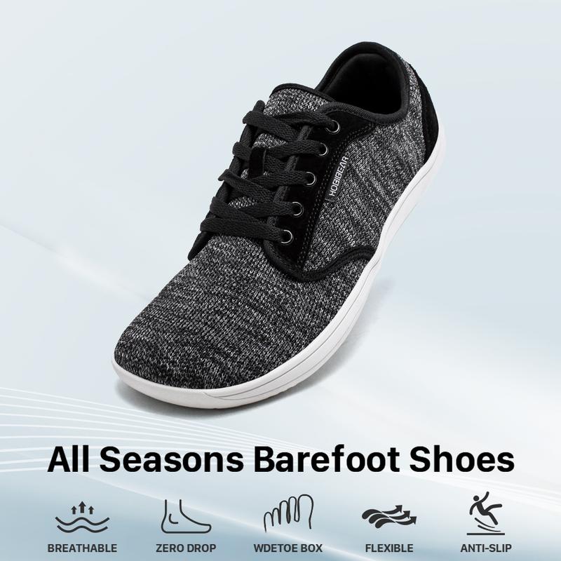 HOBIBEAR Wide Minimalist Barefoot Shoes Mens Womens Walking Sneakers Shoes | Zero Drop Sole | Optimal Relaxation