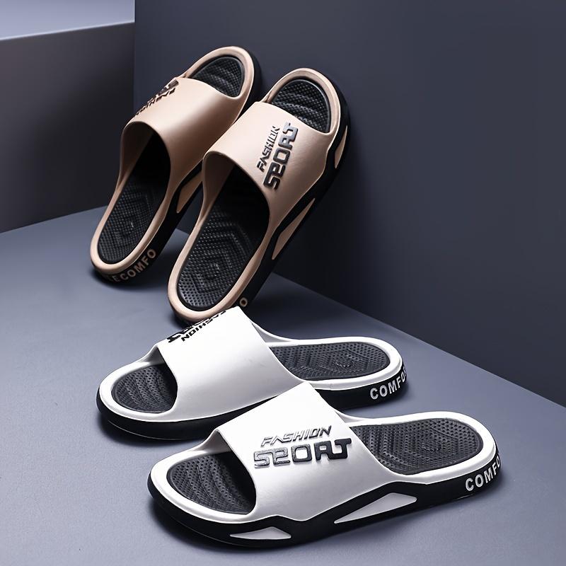 2025 Hot PVC Stylish and Comfortable Slippers, Simple Platform Non-Slip Slippers, Suitable for Couples to Wear at Home, plus Size Slippers