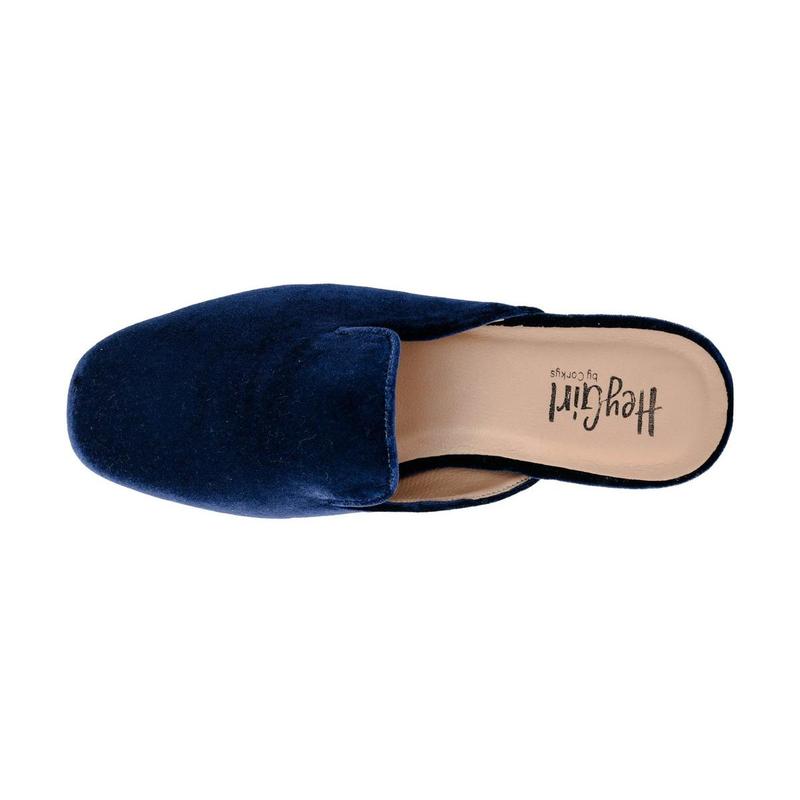 CORKYS SPOTLIGHT FLAT SLIP-ON - NAVY VELVET