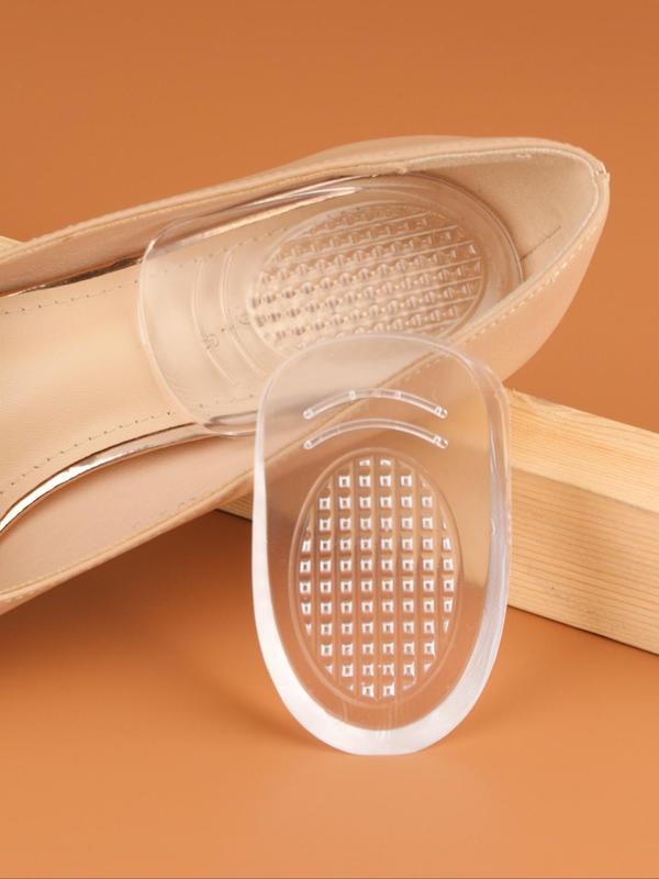 Silicone Transparent Heel Pad (1 Pair), Anti-slip Heel Protector, Heel Cushion for Women & Men