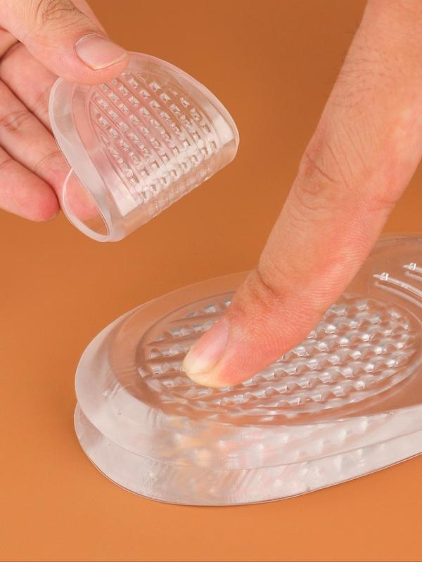 Silicone Transparent Heel Pad (1 Pair), Anti-slip Heel Protector, Heel Cushion for Women & Men