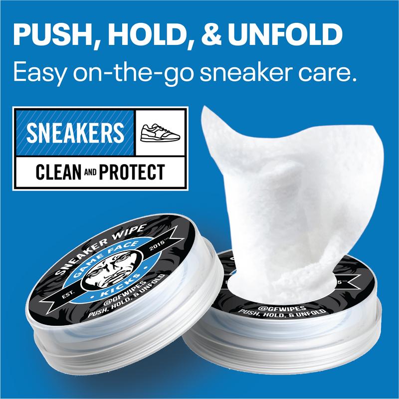 Game Face On-The-Go Sneaker & Shoe Cleaning Wipes