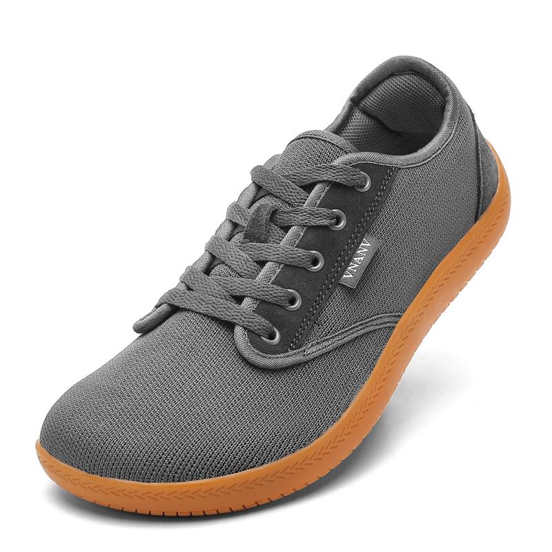 VNANV 2024 New Christmas Gift Low Top Simple Sneakers wide width shoes Autumn Refreshing Daily Life Comfortable Flat Name Brand Walking Shoes Slip Resistant Lace Up Casual barefoot release