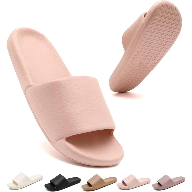 Cloud slides unisex, quick drying mens shower shoes non-slip, waterproof Eva house slippers for women, indoor spa pool dorm slide sandals