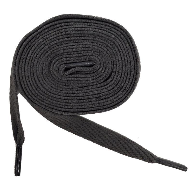 Charcoal Skateboard Sneaker 45 inches Length, 0.5 inches Width Shoelaces