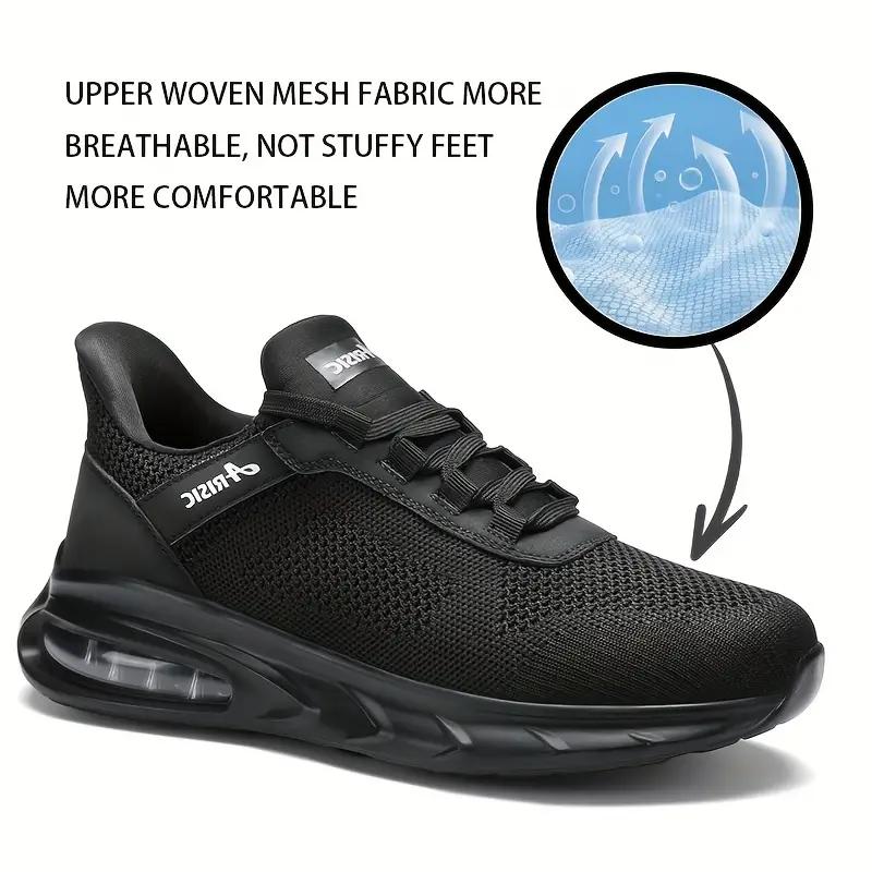 Steel Toe Shoes for Men Women Lightweight Comfortable Work Shoes Indestructible Slip Resistant Safety Shoes with Air Cushion steel toe