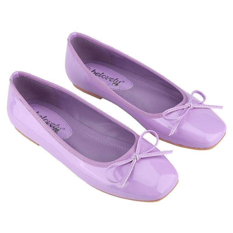 [6 Colors, Size 6-11] Butterfly Decorative Square Head Ballet Mary Jane Flats, Classic Fashion Ballet Flats for Everyday Leisure and Work ballet flats