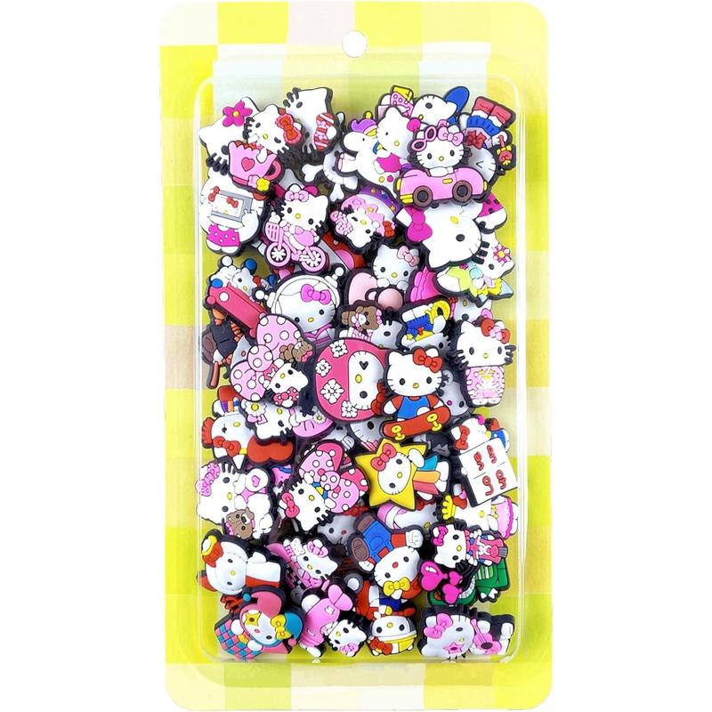 35,50Pcs Shoe Charms for Girls  Women Kawaii Shoe Charms for Party Gifts,Pink Cute Wristband Bracelets Sandals Decorations Charms