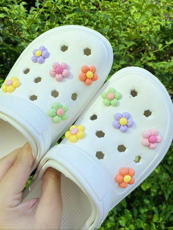 Cute Flower Design Shoe Decoration, Fashionable Shoes Decorations for Clogs, Shoes Accessories for Women & Girls