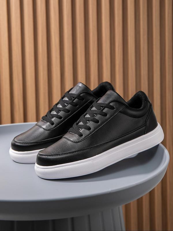 Men's Fashionable Lace Up Low Top Sneakers, Casual Comfortable Breathable Sports Skate Shoes for Men, Male All-match Round Toe  Fall Shoes  for Daily Wear