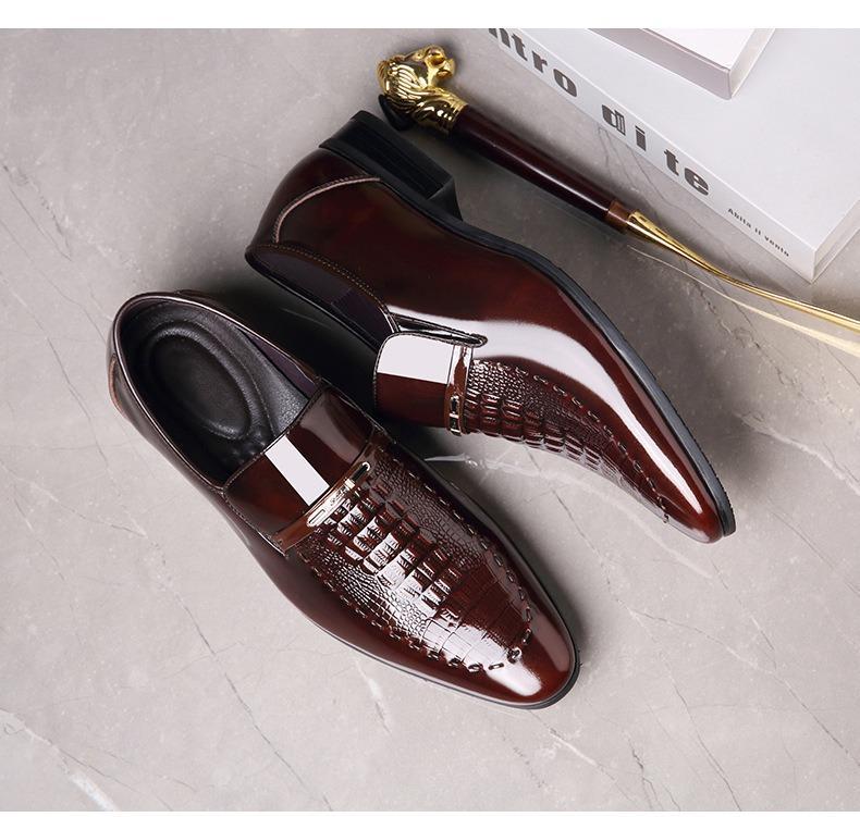 Men's Vintage Cap Toe Dress Shoes Classic Formal Oxford Soft Leather Shoes Business Derby for Men