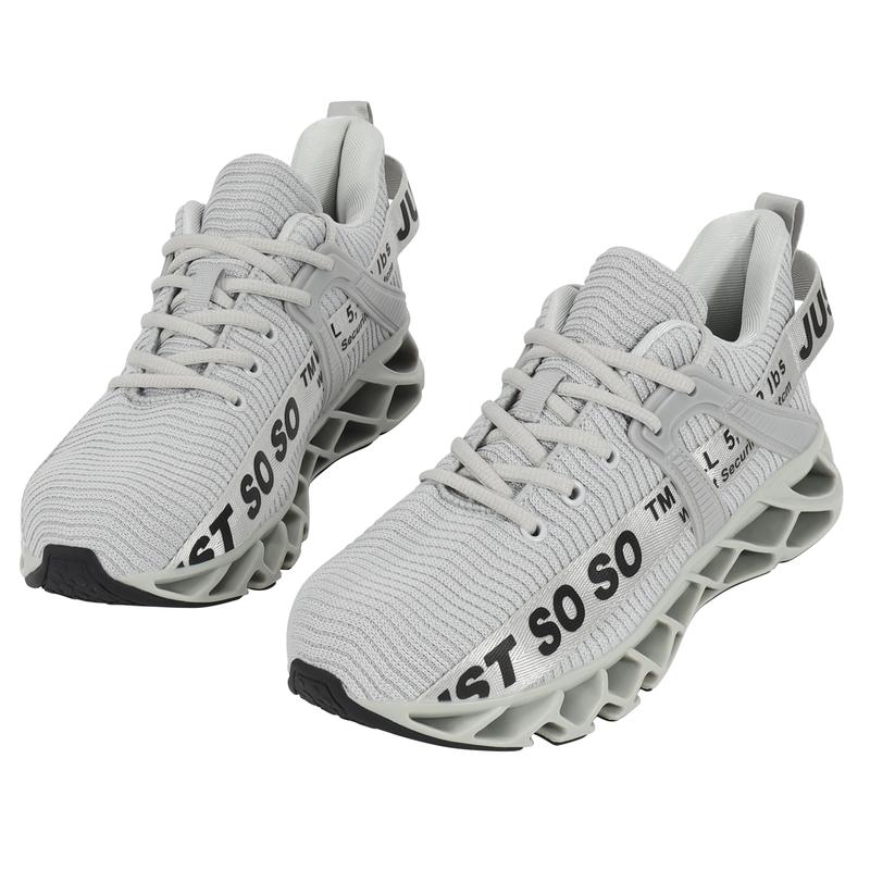 Steel Toe Indestructible Shoes Men Women Lightweight Puncture Resistant Safety Work Shoes Sneakers for Construction Working Breathable Closed Footwear