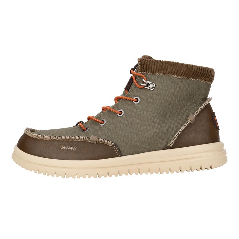 HEYDUDE Bradley Boot Canvas  - Mens Comfortable Pull on Boots