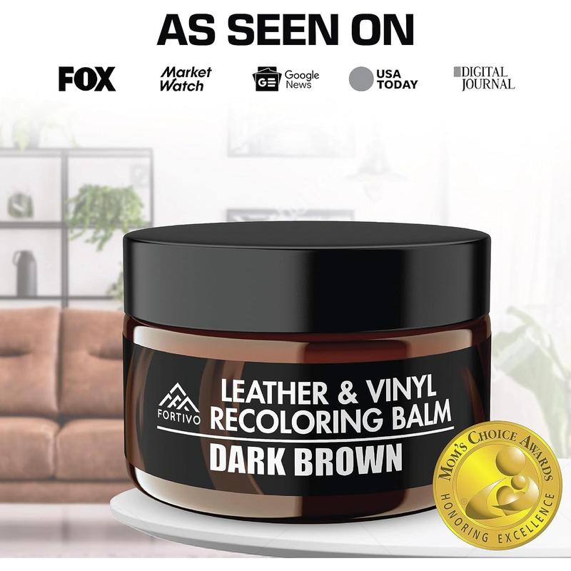 The Original Leather Recoloring Balm, Leather Color Restorer, Leather Scratch Remover, Leather Couch Scratch Repair, Leather Restorer for Couches, Leather Couch Paint, Leather Scratch Repair Balm