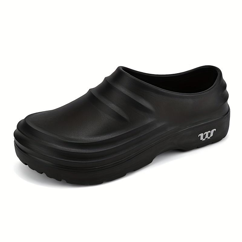 Slip Resistant Men's Chef Shoes, Oil Resistant Food Service Restaurant Shoes for Kitchen, Work Shoes Boy Footwear