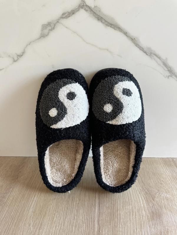 Whale Drift Comfort House Slippers for Couples, Warm Winter House Slippers