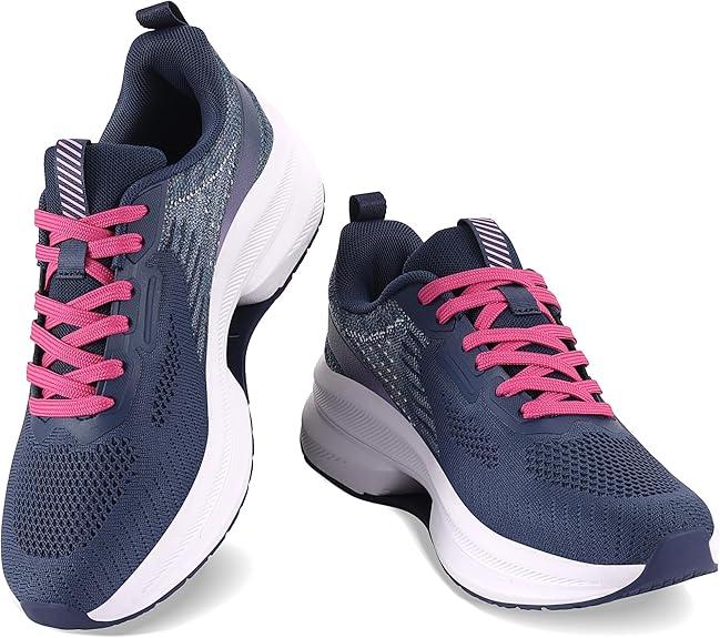 Women Casual Walking Shoes Non-Slip Tennis Sports Shoes Mesh Fashion Sports Shoes Trainer Athletic Training Footwear Runner Girl Running Sneaker