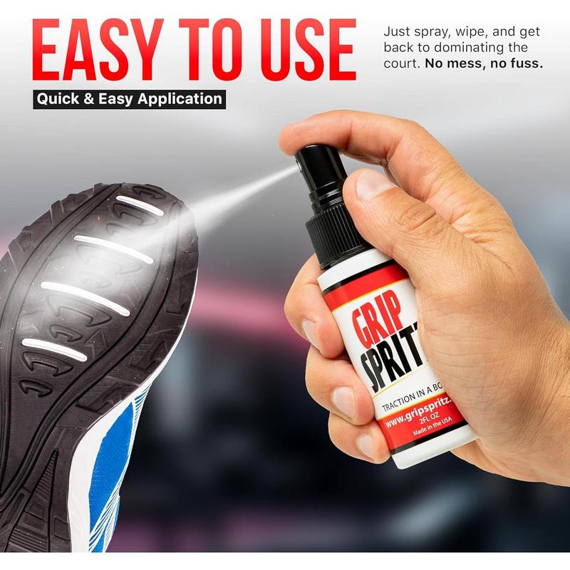 Grip Spritz - Basketball Shoe Grip Spray - Improve Sole Traction & Court Grip - Rejuvenate & Elongate Sneaker Life - Anti Slip Grip & Performance Enhancer